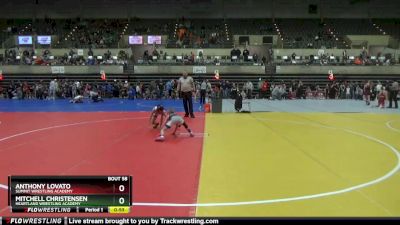 65 lbs Quarterfinal - Mitchell Christensen, Heartland Wrestling Academy vs Anthony Lovato, Summit Wrestling Academy