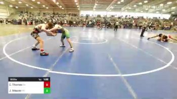 160 lbs Round Of 32 - Carson Thomas, OH vs Jacob Weaver, PA