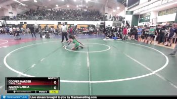 95 lbs Quarterfinal - Isaiahs Garcia, Lonestar vs Cooper Harger, Lewis & Clark