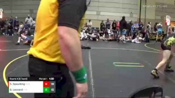 129 lbs Round 4 (6 Team) - Sammie Spaulding, Peer Pressure vs Buddy Leonard, MI Pitbulls