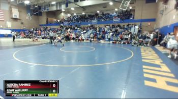 105lbs Champ. Round 3 - Leah Wallway, Kelso (Girls) vs Aleksia Ramirez, Lakes (Girls)