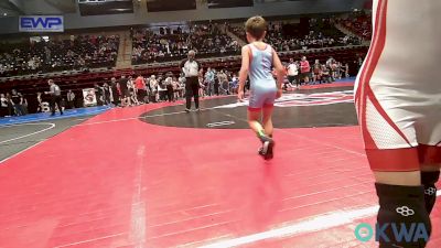 52 lbs Round Of 16 - Phoenix Wright, Caney Valley Wrestling vs Louis Littleton, Collinsville Cardinal Youth Wrestling