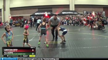 44 lbs Round 2 (4 Team) - Christian Reed, Spatola Wrestling vs Kai Burns, Contenders Wrestling Academy Blue