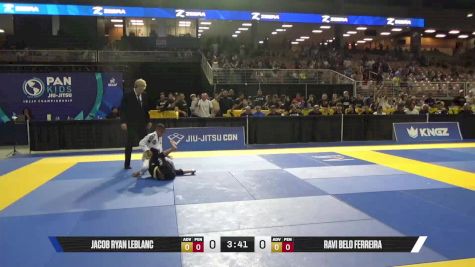 Ravi Belo Ferreira vs Jacob Ryan LeBlanc 2025 Pan Kids Jiu-Jitsu IBJJF Championship