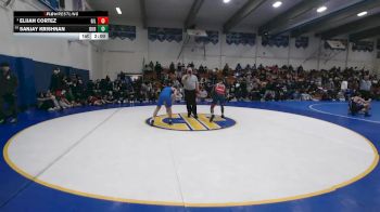 142 lbs Champ. Round 2 - Elijah Cortez, Gilroy vs Sanjay Krishnan, Dublin