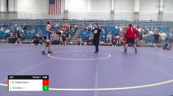 153 lbs Champ. Round 2 - Brock Hagewood, Prairie Heights vs Layne Knisely, Bronson