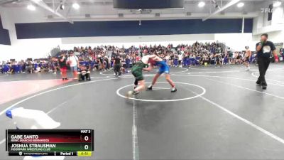 144 lbs Cons. Round 2 - Gabe Santo, RBWC (Rancho Bernardo) vs Joshua Strausman, Moorpark Wrestling Club