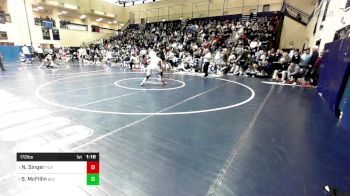 172 lbs Quarterfinal - Nicholas Singer, Faith Christian Academy vs Shane McFillin, Bethlehem Catholic