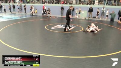 78 lbs Round 1 - Isaiah Marroquin, Anchor Kings Wrestling Club vs Colten Mahoney, Mid Valley Wrestling Club