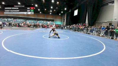 126 lbs Cons. Round 3 - Casey Kalpakoff, El Dorado vs Andrew Kennon, Galena