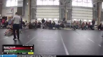 88 lbs Finals (2 Team) - Blake Taylor, Team Smash vs Aidan McClure, Warhawks Black