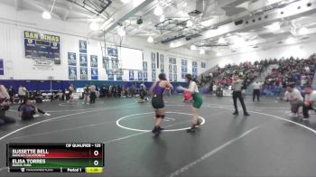 125 lbs Champ. Round 2 - Sussette Bell, Rancho Cucamonga vs Elisa Torres, Buena Park