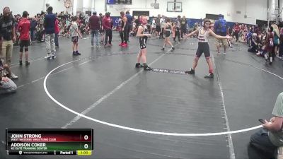 80 lbs Cons. Semi - Addison Coker, KC Elite Training Center vs John Strong, West Wateree Wrestling Club