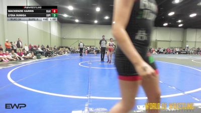 120 lbs Rr Rnd 1 - Dalilah Coyle, Black Widows 7-12 vs McKenna Wilson, Super Girls 7-12