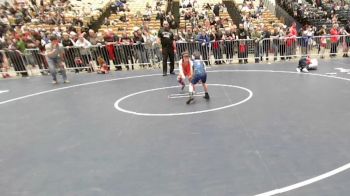 63 lbs Cons. Round 3 - Rogan Zarbo, NWAA Wrestling vs John Houle, Dolgeville Youth Wrestling