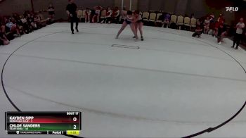 138 lbs Round 5 (8 Team) - Chloe Sanders, Team Iowa vs Kayden Sipp, Nebraska Blue