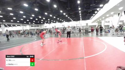 137 lbs 3rd Place - Kolby Nix, Juggernaut WC vs Jude Bailey, Matsu Matmen
