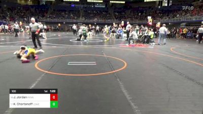 100 lbs Round Of 32 - Jackson Jordan, Penn Trafford vs Kade Chortanoff, Lower Dauphin