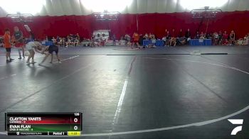 126 lbs Round 2 (4 Team) - Evan Flan, LPGE-B Wolves vs Clayton Yanits, Cameron