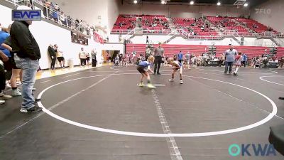 58 lbs Round Of 16 - Jonah Dinger, Newkirk Takedown Club vs Dawson Rigdon, Piedmont