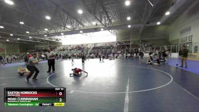 59 lbs Quarterfinal - Noah Cunningham, Bonneville Wrestling vs Easton Horrocks, Uintah Utes