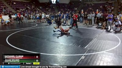 75 lbs Cons. Round 4 - Nathaniel Clubine, Betterman Elite Wrestling vs Julian Solano, Duran Wrestling Club