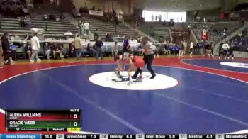 108 lbs Semifinal - Alena Williams, Cabot vs Gracie Webb, Searcy