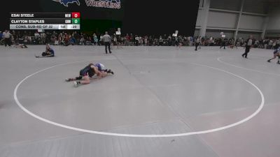 74 lbs Cons. Sub-rd Of 32 - Esai Steele, Moyer Elite Wrestling vs Clayton Staples, Greater Heights Wrestling