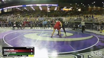 2A 220 lbs Semifinal - Thomas Jones, Riverside vs Dylon York, New Smyrna Beach Sr H S