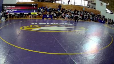 117 lbs Cons. Round 2 - Nuria Kojic, New Jersey City University vs Yenyia Terry, Elmira College