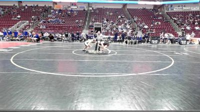 133 lbs Qtr-finals - Adam Rougeux, Clearfield vs Camden Baum, Bishop McDevitt