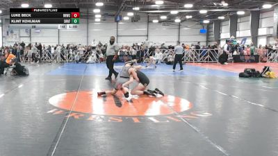88 lbs Round 1 (9am Saturday) - Klint Kohlman, Michigan S.W.A.T. vs Luke Beck, Rough House W.C.