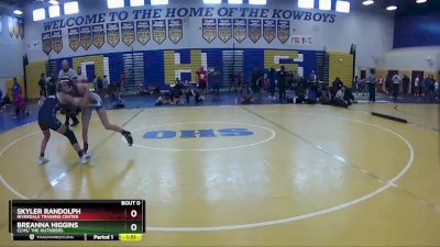 103 lbs Semifinal - Breanna Higgins, CCHS/ The Outsiders vs Skyler Randolph, Riverdale Training Center