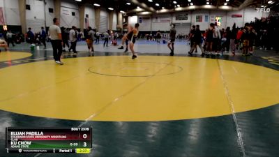 141 lbs Cons. Round 2 - Elijah Padilla, Colorado State University Wrestling Club vs Ku Chow, Adams State