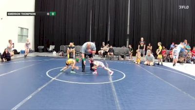 40 lbs Round 3 (6 Team) - Milia Moore, U2 The Revolution vs Emerson Thompson, Full Circle