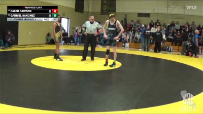 108 lbs Champ. Round 1 - Caleb Dawson, Sierra Sabers vs Gabriel Sanchez, JFK Wrestling