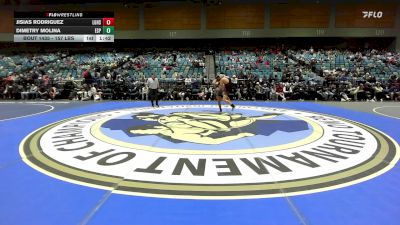 157 lbs Round Of 16 - Jisias Rodriguez, Los Gatos vs Dimetry Molina, Esperanza