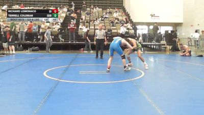 133-A lbs 3rd Place - Richard Lomonaco, University Of Delaware vs Terrell Coleman, Egg Harbor