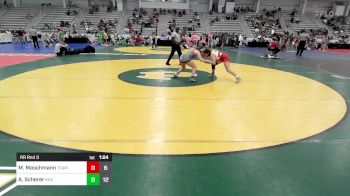 120 lbs Rr Rnd 3 - Morgan Maschmann, Team Nebraska Red vs Audrey Scherer, Indiana Outlaws Pink