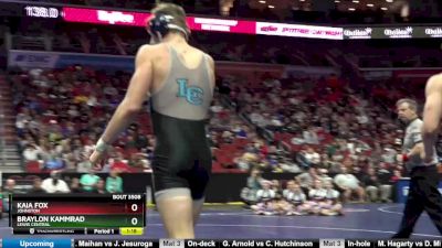 3A-170 lbs Semifinal - Kaia Fox, Johnston vs Braylon Kammrad, Lewis Central