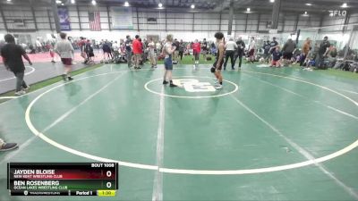 120 lbs Champ. Round 1 - Ben Rosenberg, Ocean Lakes Wrestling Club vs Jayden Bloise, New Kent Wrestling Club