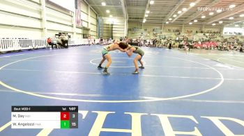 132 lbs Rr Rnd 1 - Mason Day, Indiana Outlaws Yellow vs William Angelozzi, Felix Wrestling Academy