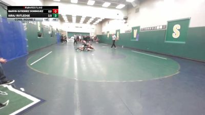 157 lbs Cons. Round 3 - Siraj Rutledge, Slam Academy vs Marvin Gutierrez Dominguez, Rancho Buena Vista