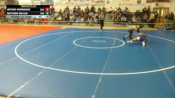 167 lbs Round 5 (6 Team) - Matthew Macias, Vista Grande High School vs Arturo Rodrigues, Coolidge High School