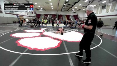 126 lbs 3rd Place - Joseph Formosa, Ruthless WC vs Frank Albright, Apex