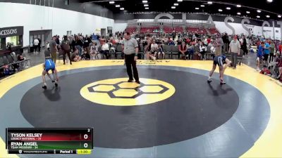 139 lbs Placement Matches (8 Team) - Tyson Kelsey, Legacy National vs Ryan Angel, Team Missouri