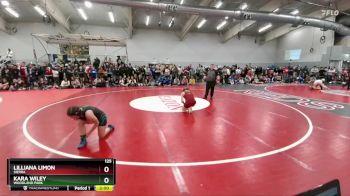 125 lbs Champ. Round 2 - Kara Wiley, Woodland Park vs Lilliana Limon, Sierra