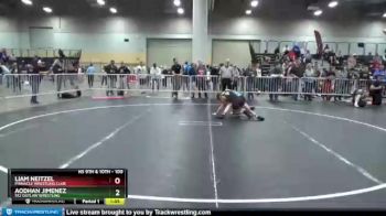 100 lbs Cons. Round 4 - Aodhan Jimenez, 512 Outlaw Wrestling vs Liam Neitzel, Pinnacle Wrestling Club