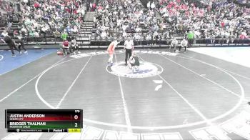 175 lbs Semifinal - Bridger Thalman, Mountain Crest vs Justin Anderson, Cedar City