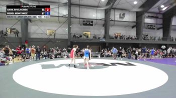 Junior Girls FS - 125 lbs Quarters - Sara Shelhorse, WA vs Rebel Montanez, MT